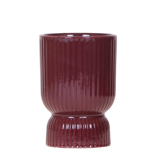 Kolibri Home | Diabolo-Ziertopf | Ø9cm - Burgundy 