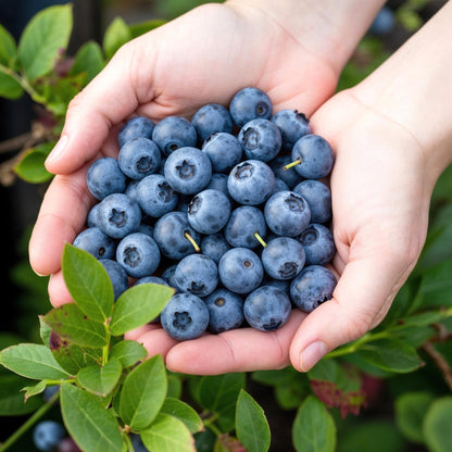 Blaubeere Vaccinium corymbosum Bluecrop winterhart 3 Pflanzen Ø9cm Höhe 30cm – Ertragreiche Heidelbeere für Garten Balkon & Terrasse 