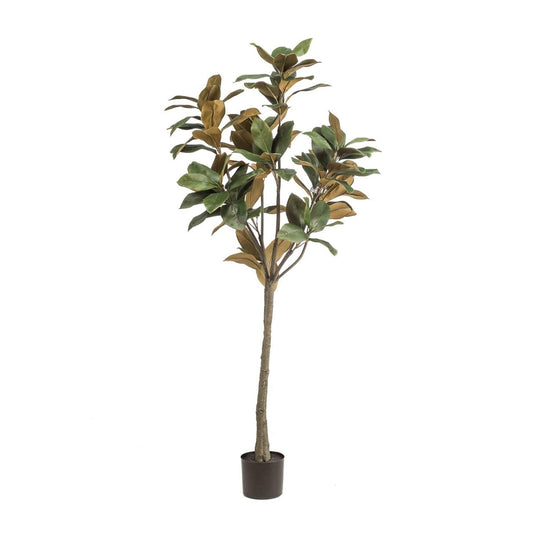 Magnolia Denudata – 150 cm Kunstbaum – Künstliche Magnolie Weiß – Pflegeleichte Deko für Zuhause & Büro 