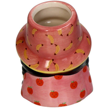 Blumentopf Dolomit Mehrfarbig – 10,2 cm – Pflanzgefäß für Sukkulenten & kleine Pflanzen – Buntes Interieur-Highlight 