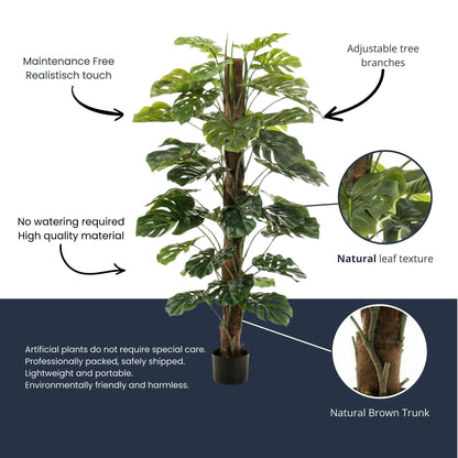 Monstera Kunstpflanze auf Ständer