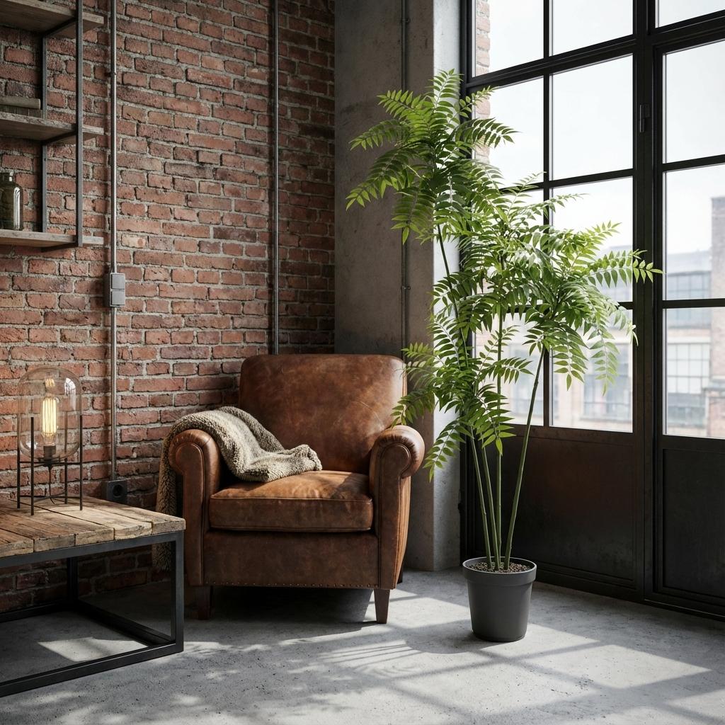 Mahonia Kunstpflanze 185cm – Große Deko Kunstpflanze mit buschigem Blattwerk – Pflegefreie Zimmerpflanze für Wohnzimmer Büro & Empfangsbereich - Oasis of Life