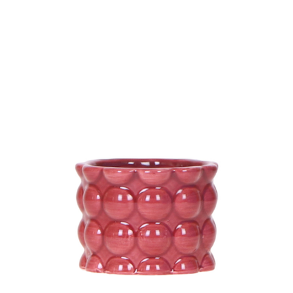 Kolibri Home | Cotton Shine Übertopf - Red - Ø6cm 