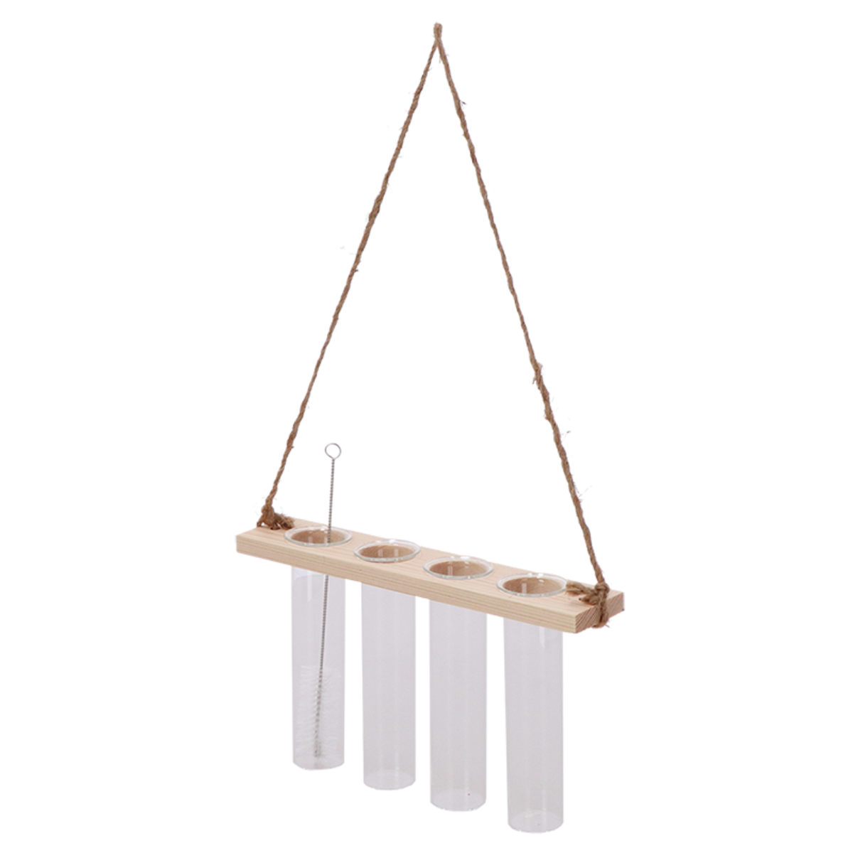 Reagenzglasaufhänger S – 22,2 cm x 4,5 cm x 13 cm – Kompakter Halter für Reagenzgläser – Wandbefestigung & Ordnung 