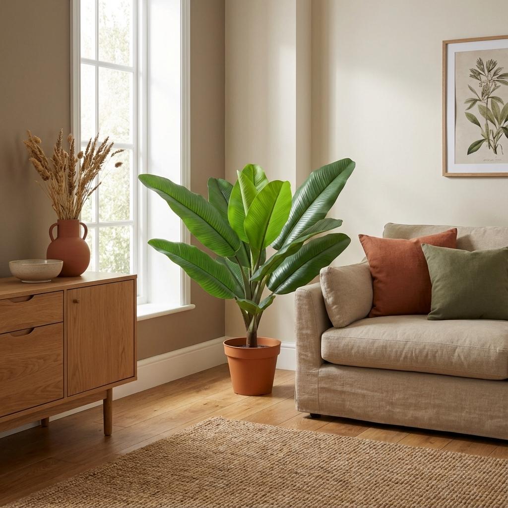 Philodendron Jungle King Kunstpflanze 45cm – Tropische Deko Pflanze – Pflegefreie Zimmerpflanze für Wohnzimmer Büro & Fensterbank - Oasis of Life