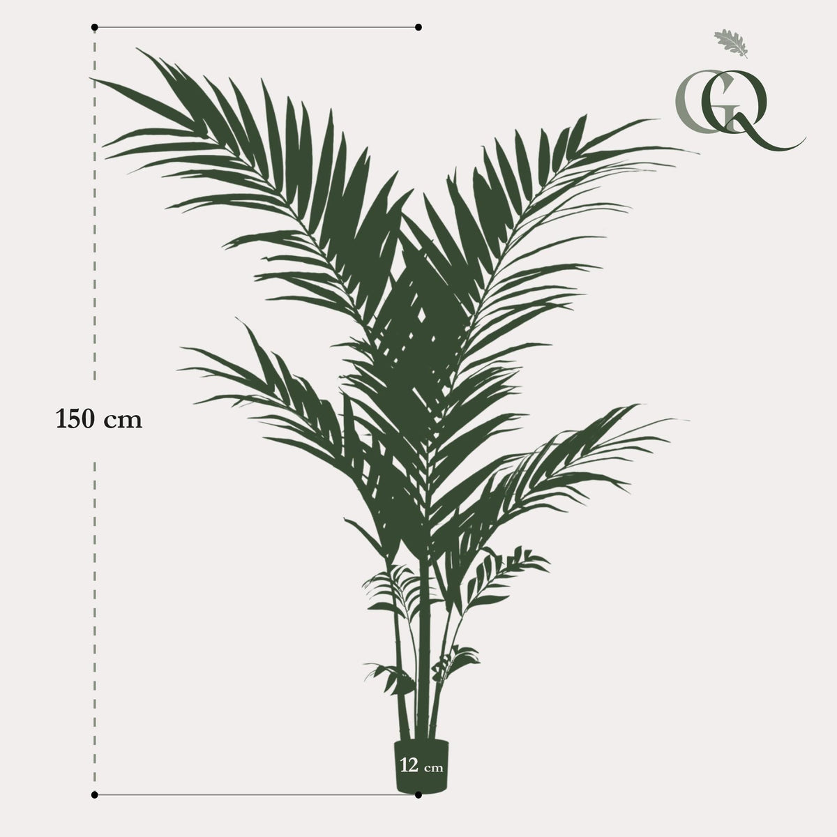 Kunstpflanze - Kentiapalme - 150cm 