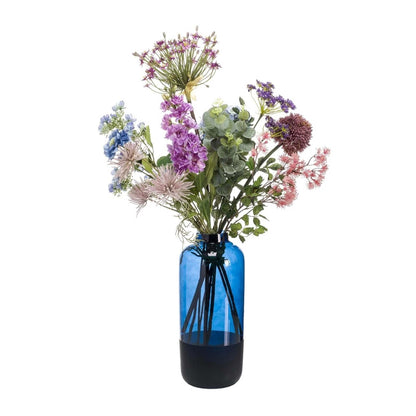 Kunstblumenstrauß Pastell – 70–90 cm – Hochwertige Seidenblumen in Pastelltönen – Pflegeleichte Deko für Tisch, Wohnraum & Büro 