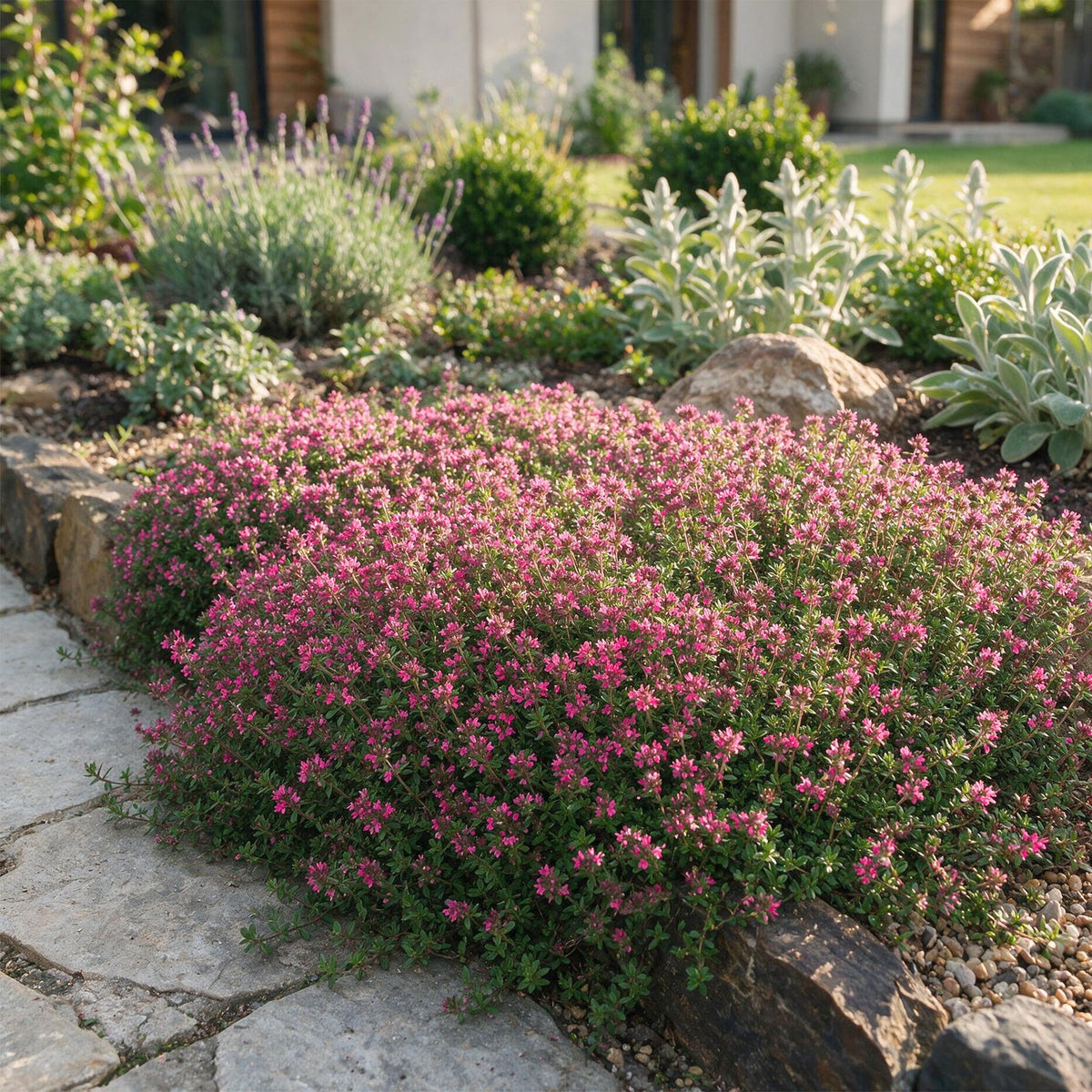 Kriech-Thymian 'Red Carpet' – Thymus praecox 'Red Carpet' – 6 Pflanzen – Topf Ø11cm – Ansicht 6