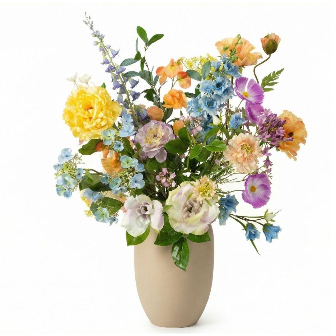 Kunstblumenstrauß - Soft Spring Deluxe - Real Touch - 18 Stiele - ↑ 85 cm 