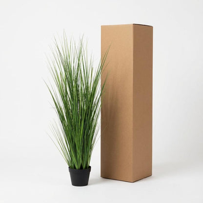 Zwiebelgras Kunstpflanze 130cm – Moderne Deko Kunstpflanze – Pflegefreie Zimmerpflanze für Wohnzimmer Büro & Empfangsbereich - Oasis of Life
