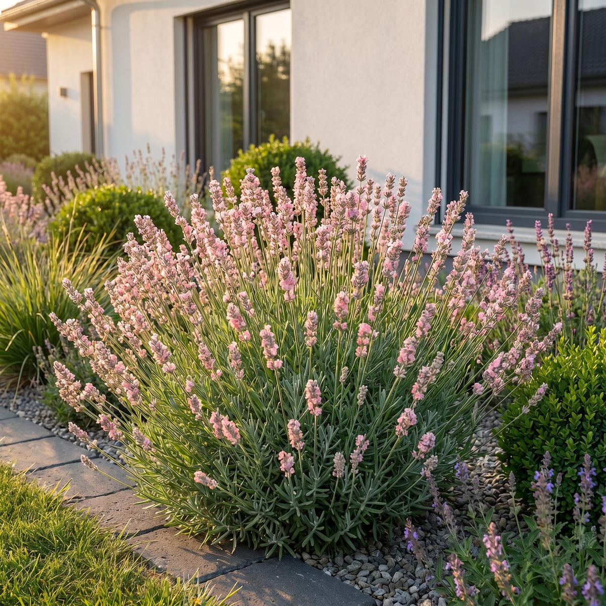 Lavendel 'Rosea' – Lavandula angustifolia 'Rosea' – 6 Pflanzen – Topf Ø11cm – Ansicht 6