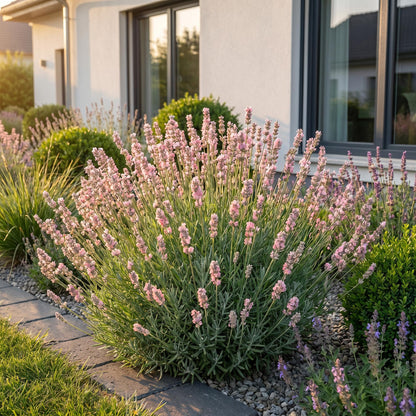 Lavendel 'Rosea' – Lavandula angustifolia 'Rosea' – 6 Pflanzen – Topf Ø11cm – Ansicht 6