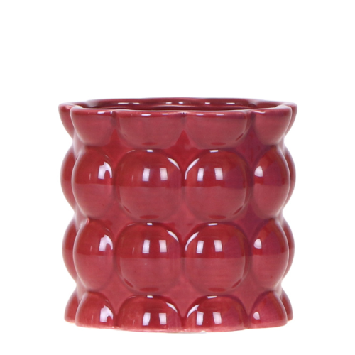 Kolibri Home | Cotton Shine Übertopf - Red - Ø9cm 
