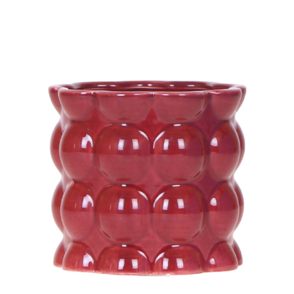 Kolibri Home | Cotton Shine Übertopf - Red - Ø9cm 