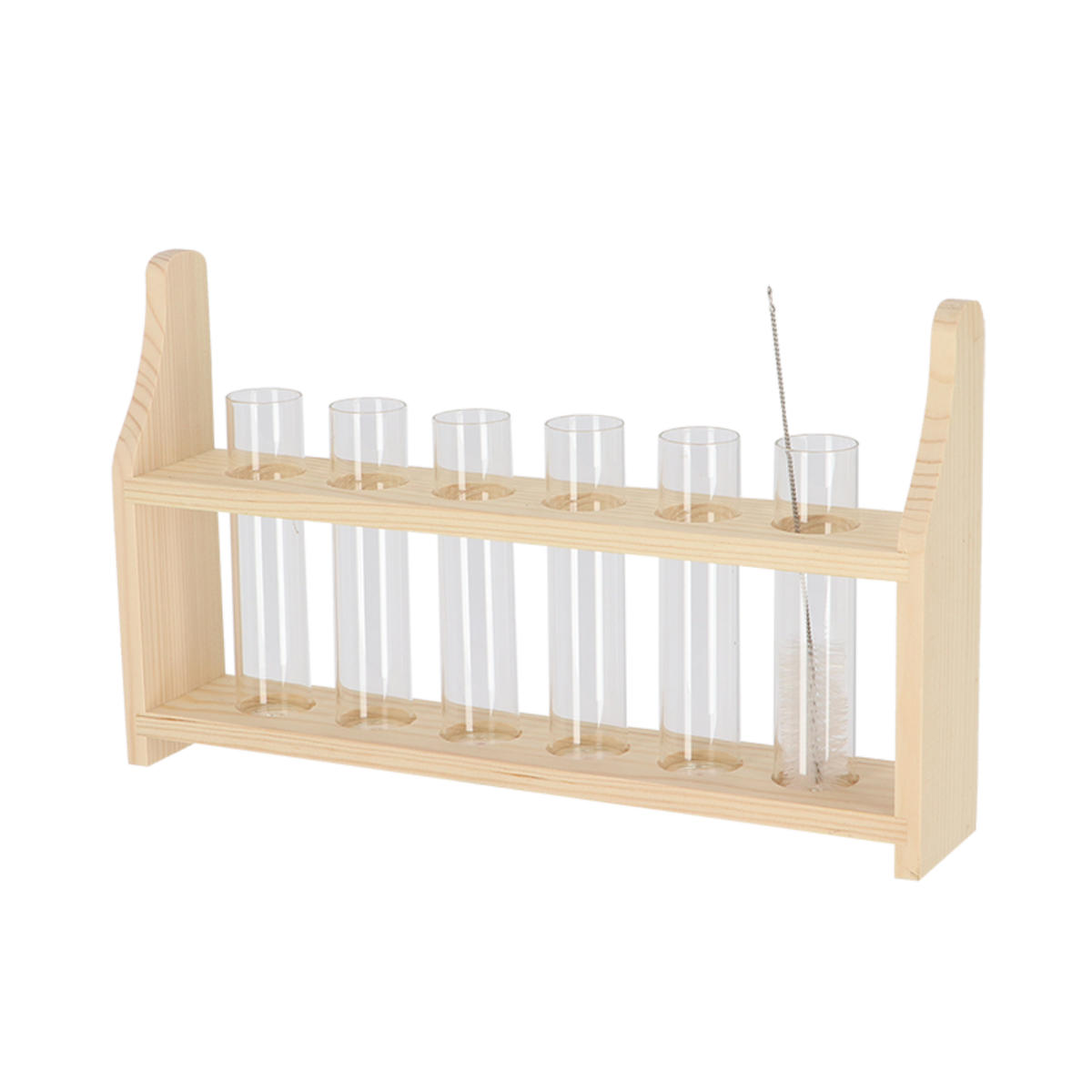 Reagenzglasständer M – Stabiler Halter für Reagenzgläser – Maße 33,3x6x20cm – Praktisch für Pflanzenstecklinge und Laborbedarf 