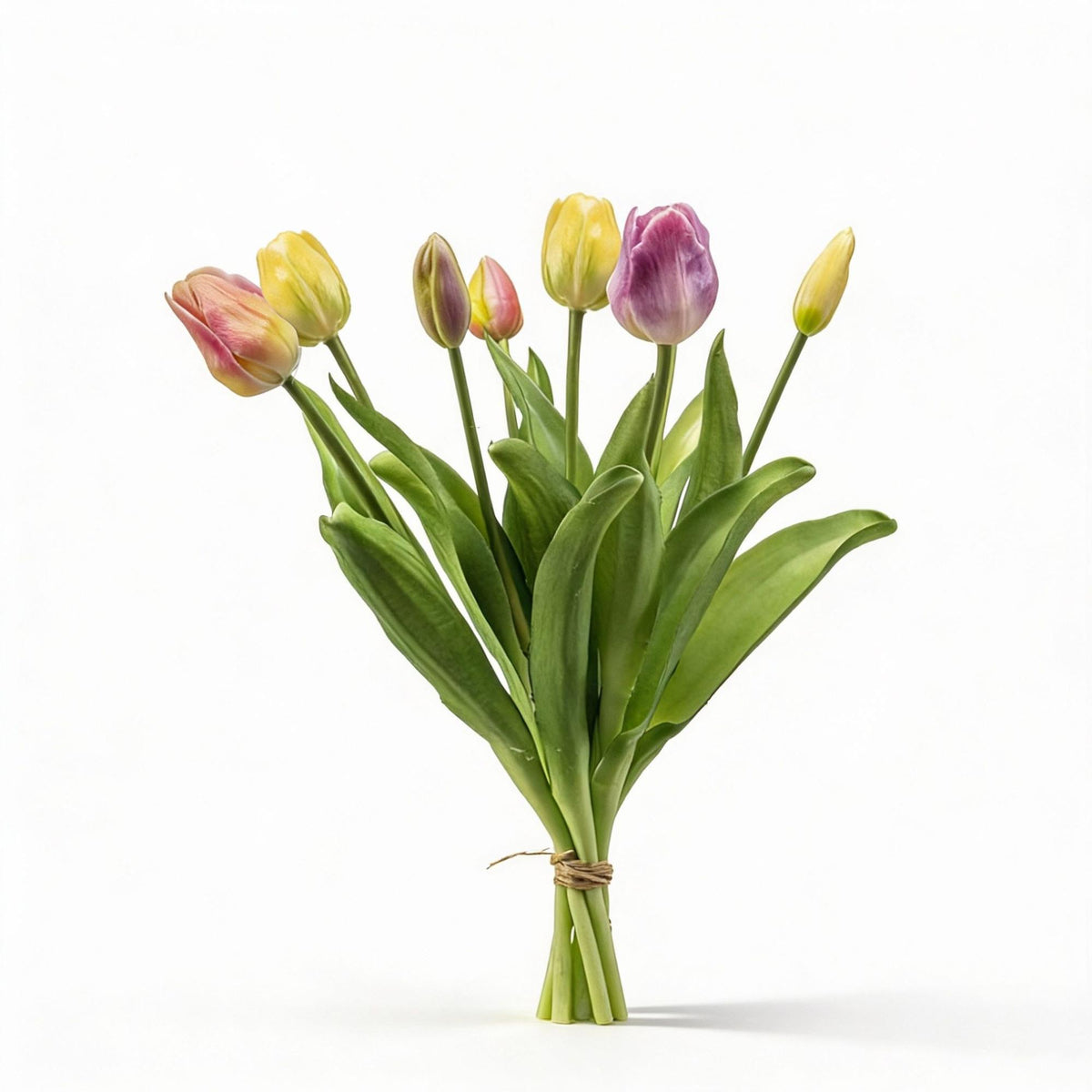 Tulpenstrauß Sanfter Frühling Real Touch Kunsttulpen