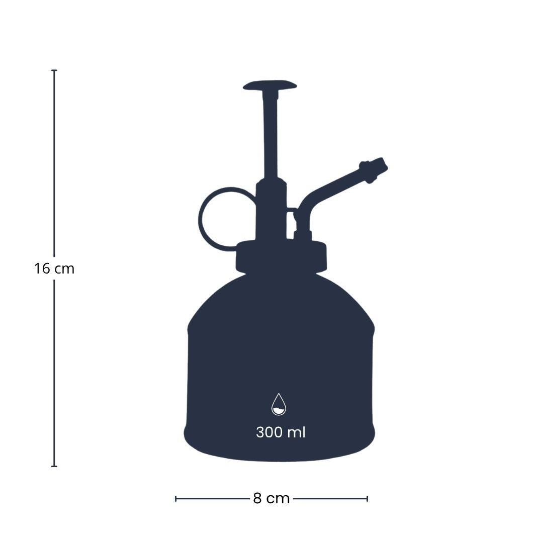 Pflanzensprüher Gold – Edelstahl 300ml – Feiner Nebel für Zimmerpflanzen, Terrarien & Kräuter 