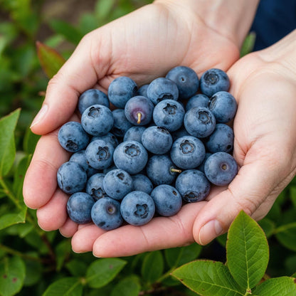 Blaubeere Vaccinium corymbosum Goldtraube winterhart 3 Pflanzen Ø9cm Höhe 30cm – Aromatische Heidelbeere für Garten Balkon & 