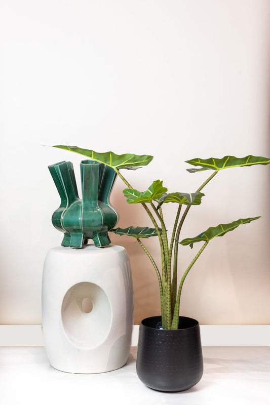 Kunstpflanze - Alocasia Frydek - 80 cm 