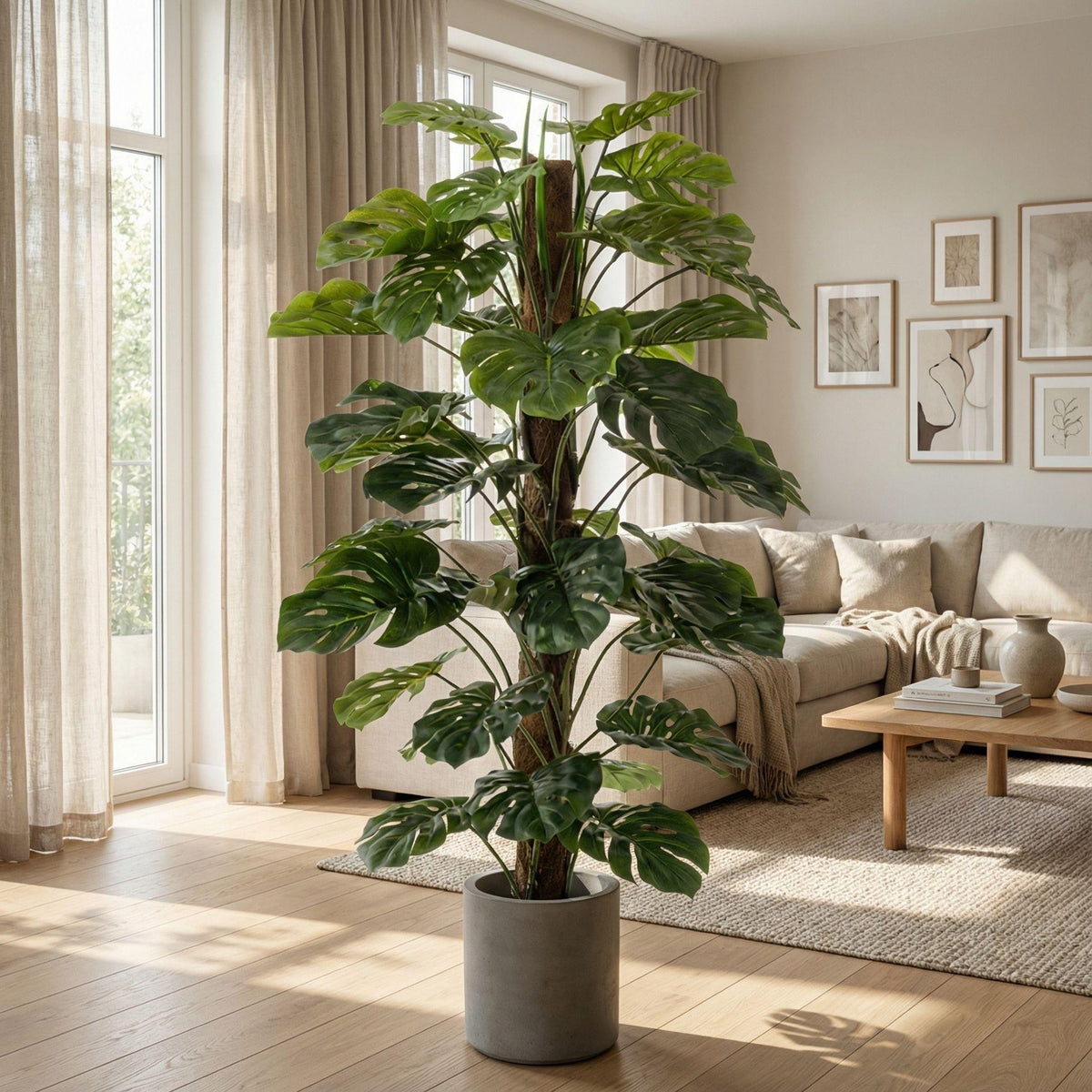 Monstera Kunstpflanze auf Ständer
