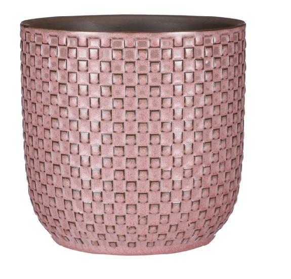 Mini pot relief roze D7 