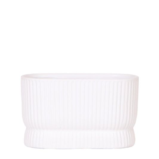 Kolibri Home | Diabolo Twin Ziertopf - White 
