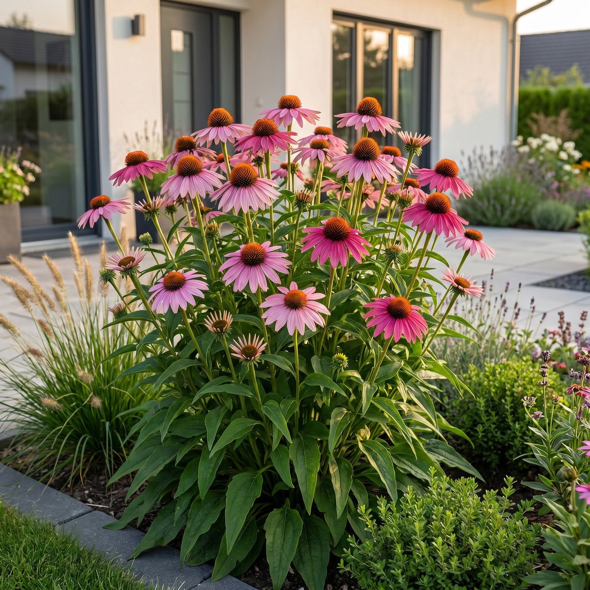 Sonnenhut 'Magnus' (purpurrot) – Echinacea purpurea 'Magnus' – Topf Ø11cm – Ansicht 6