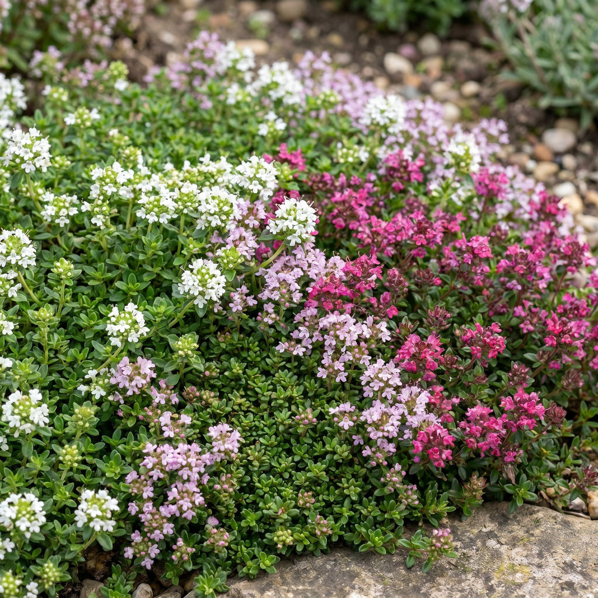 Teppich-Thymian 'Tricolour' – Thymus 'Tricolour' – 6 Pflanzen – Topf Ø11cm – Ansicht 5