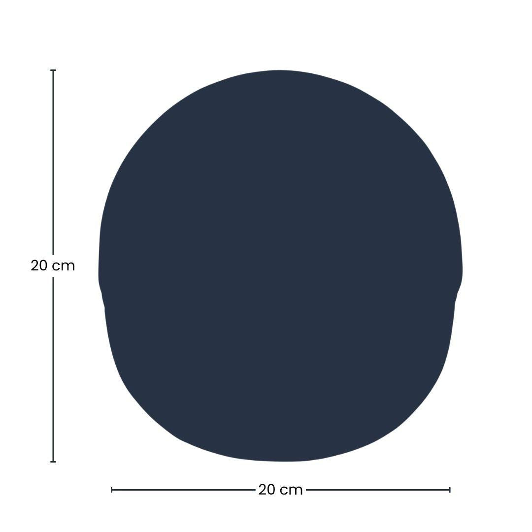 Terrarium-Glaskuppel „Dome“ – zweiteilig – Ø20cm ↕20cm – Runde Glasflasche aus Recyclingglas – Ideal für DIY-Pflanzenterrarien & Mini-Ökosysteme – ca. 4 Liter Volumen 