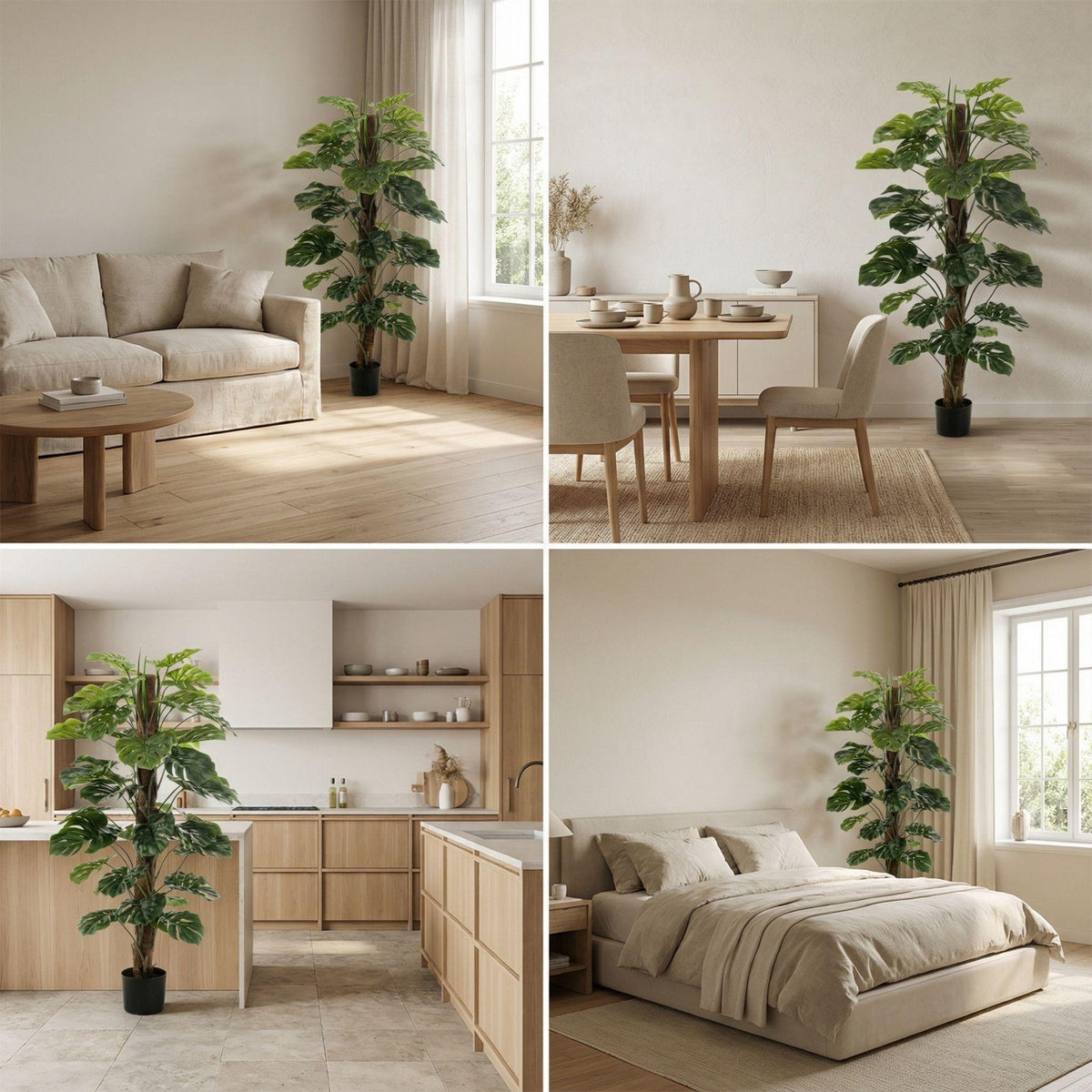 Monstera Kunstpflanze auf Ständer