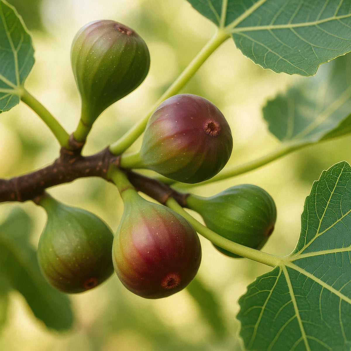 Feigenbaum - Ficus carica 'Little Miss Figgy' – 2 Pflanzen – Ø15 cm – Höhe 50 cm – Rote Früchte – Kompakter Obstbaum für Garten, Balkon & Terrasse – Selbstfruchtend & pflegeleicht 