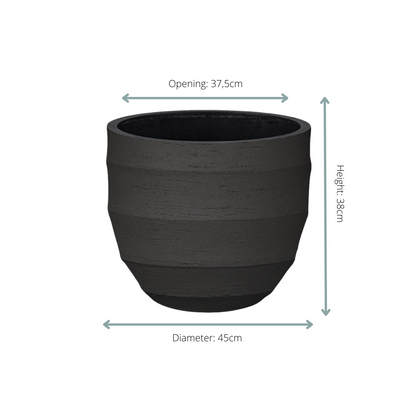 Pot Bordo New Egg Earth- D45 x H38 