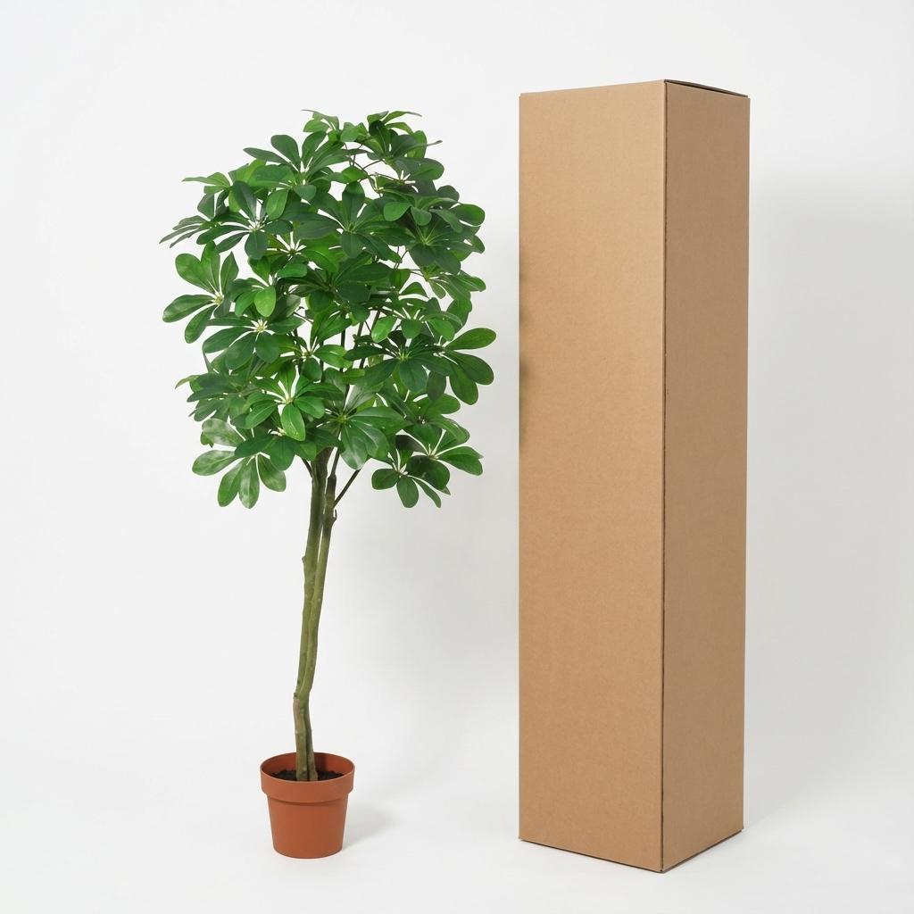 Pachira Aquatica Kunstpflanze 150cm – Große künstliche Glückskastanie – Realistische Deko Pflanze für Wohnzimmer Büro & Empfangsbereich - Oasis of Life