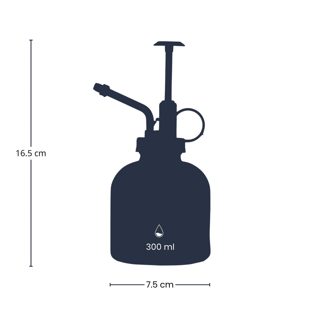 Pflanzensprühflasche – Glas – 300 ml – Feiner Sprühnebel für Zimmerpflanzen, Terrarien & empfindliche Blätter – Stilvoll & Praktisch 