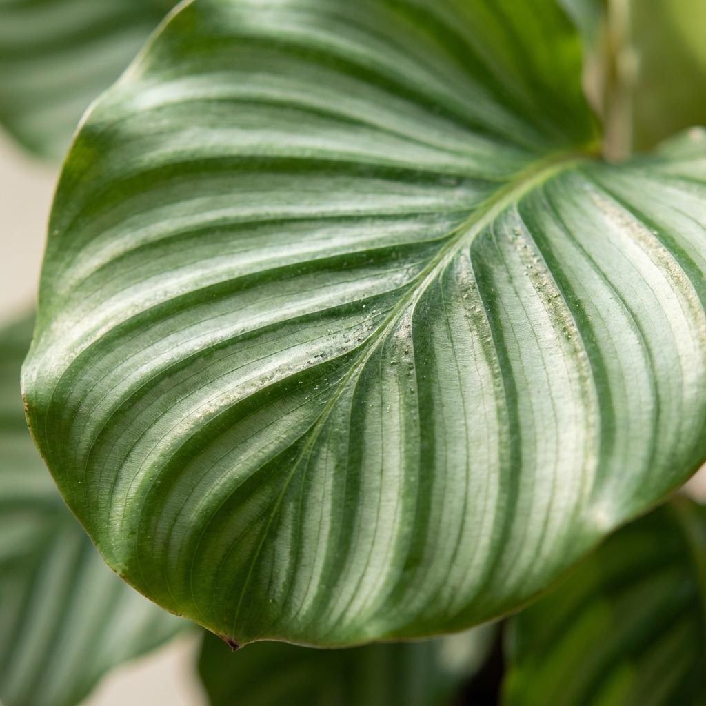 Korbmarante Calathea orbifolia Elegante Zimmerpflanze mit silbrig Ø21cm