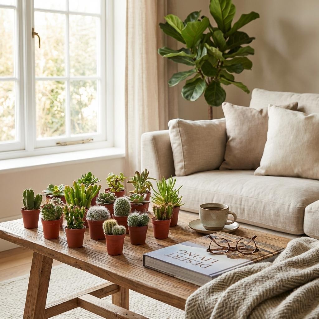 Mini Kakteen & Sukkulenten Mix – 18 Stück – Ø5,5cm – Höhe 5–10cm – Pflegeleichte Zimmerpflanzen – Ideale Deko & Geschenkidee für Zuhause Büro 