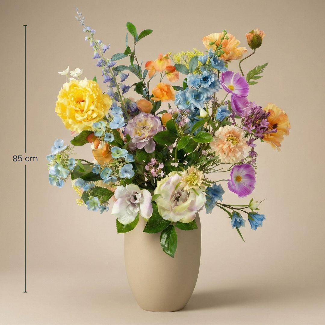 Kunstblumenstrauß - Soft Spring Deluxe - Real Touch - 18 Stiele - ↑ 85 cm 