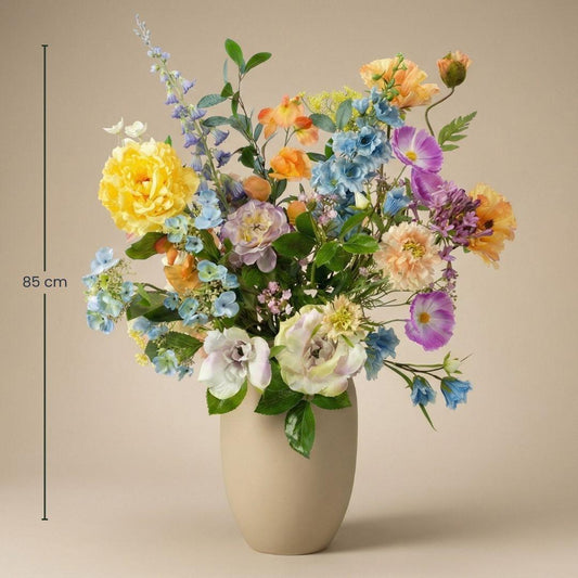 Kunstblumenstrauß - Soft Spring Deluxe - Real Touch - 18 Stiele - ↑ 85 cm 