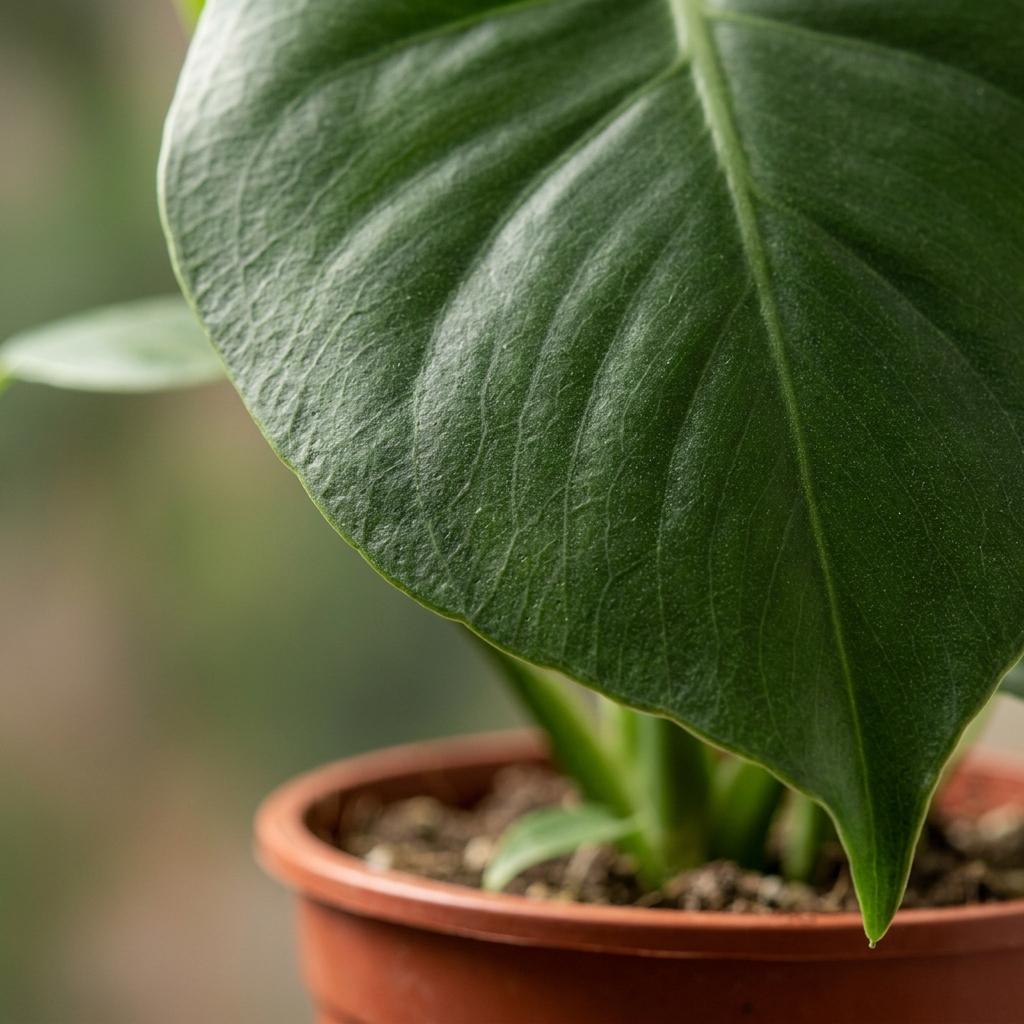 Fensterblatt – Monstera deliciosa – Topf Ø12cm – Höhe 30cm – mit grauem Dekotopf – Dekorative Zimmerpflanze – Ansicht 4