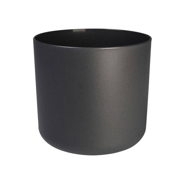 Topf Soft Anthrazit – D22cm x H22cm – Moderner Pflanztopf in matter Betonoptik – Weicher Anthrazitton – Für Zimmerpflanzen & geschützte Außenbereiche 
