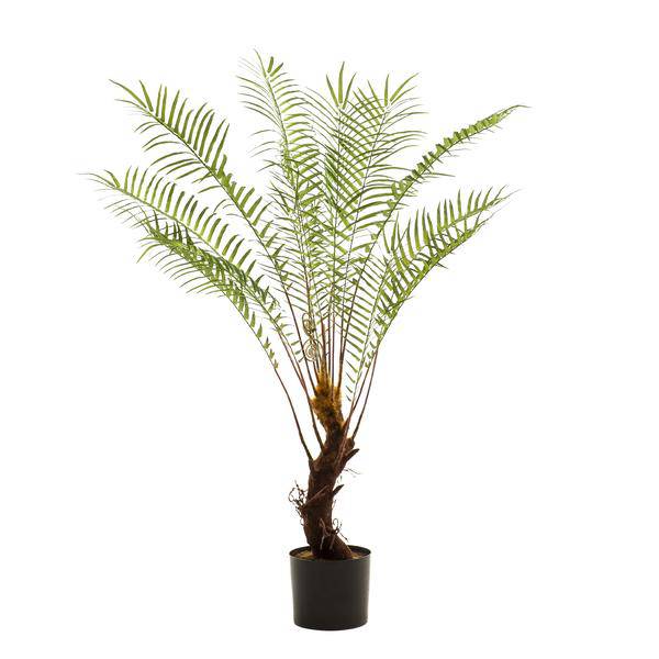 Kunstpflanze Baumfarn – künstlicher Farnbaum – ca. 125cm hoch – naturgetreue Zimmerpflanze für Wohnzimmer, Büro & Deko 