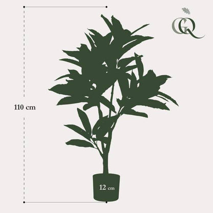 Kunstpflanze - Croton Codiaeum - Wunderstrauch - 95 cm 