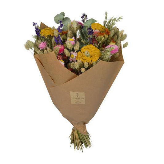 Getrocknete Blumen – Klassischer Blumenstrauß – Multi – ↕60cm – Elegantes Trockenblumenarrangement in Naturfarben – Langlebig & pflegeleicht – Dekoration & Geschenk 