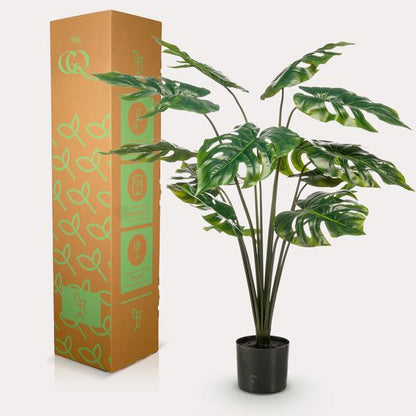 Kunstpflanze - Monstera Deliciosa - Löcherpflanze - 95 cm 