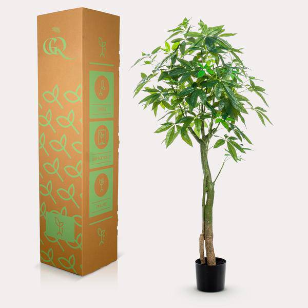Kunstpflanze - Pachira Aquatica - Glückskastanie - 150 cm 