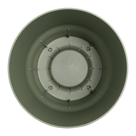 Topf Greenville Rund Grün – Ø14cm x H13cm – Moderner Pflanztopf für Zimmerpflanzen & Outdoor – Nachhaltig & dekorativ 