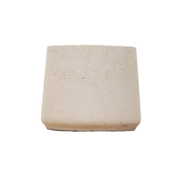 Topf Jumbo Patt Beige Gewaschen – D56cm x H47cm – Moderner Pflanzkübel in Natursteinoptik – Groß, robust & dekorativ – Für Zimmerpflanzen & Außenbereich 
