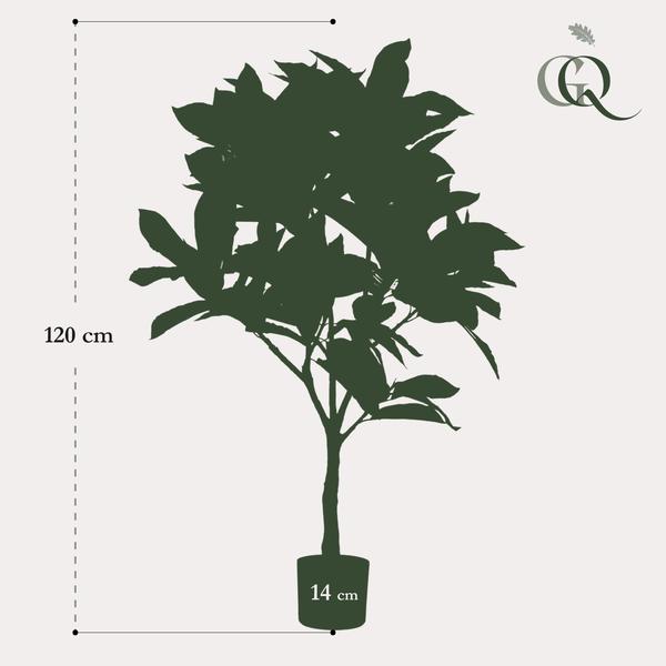 Kunstpflanze - Croton codiaeum - Wunderstrauch - 120 cm 
