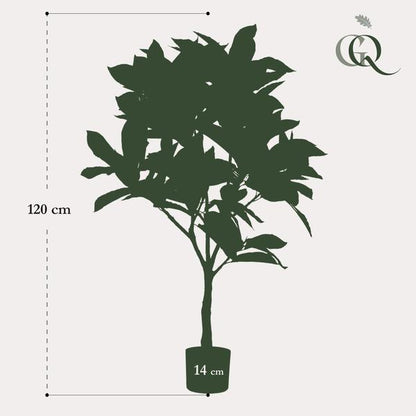 Kunstpflanze - Croton codiaeum - Wunderstrauch - 120 cm 