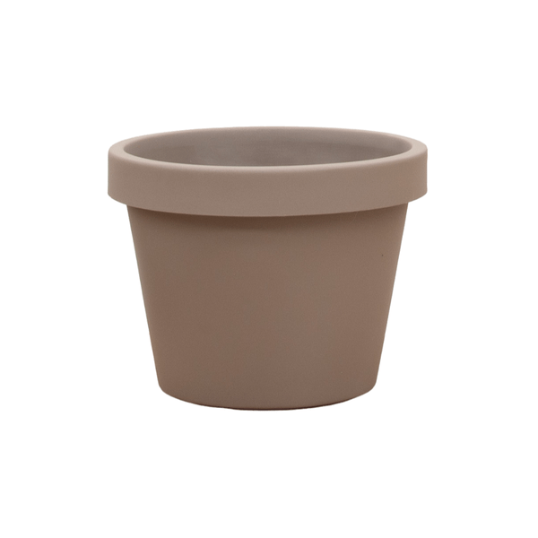 Topf Lira Tortora – Pflanzgefäß Ø65cm x H58cm – Moderner Pflanzkübel – Hochwertiges Material – Ideal für große Zimmerpflanzen und Outdoor 